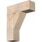 Ekena Millwork Traditional Block Smooth Bracket, Douglas Fir, 5 1/2"W x 18"D x 22"H BKT06X18X22TRA05SDF - alternate 1